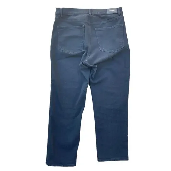 Express Super High Waisted Black Mom Jeans Size 12 - Picture 5 of 12